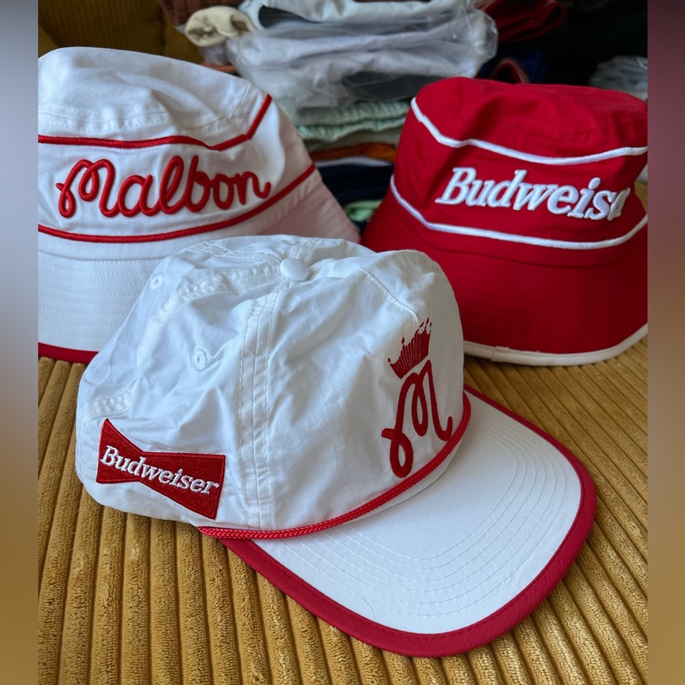 Malbon golf Budweiser hats